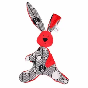 Doudou Lapin Kic Kic - Rouge - Bébé - SEVIRA KIDS - Doudou rouge - Sevira Kids