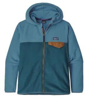 Gilet Patagonia Boys Micro D Snap T Jacket Pigeon Blue