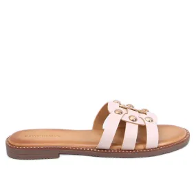 Losilla Tongs femme beiges